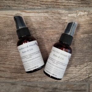 two bottles of Made to Lather Beard Oils