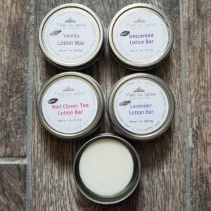 set of made to lather lotion bars