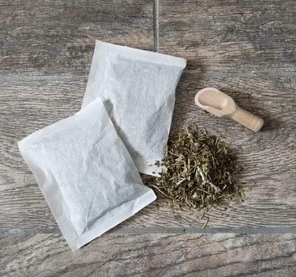loose tired muscles bath tea with 2 tea bags by Made to Lather