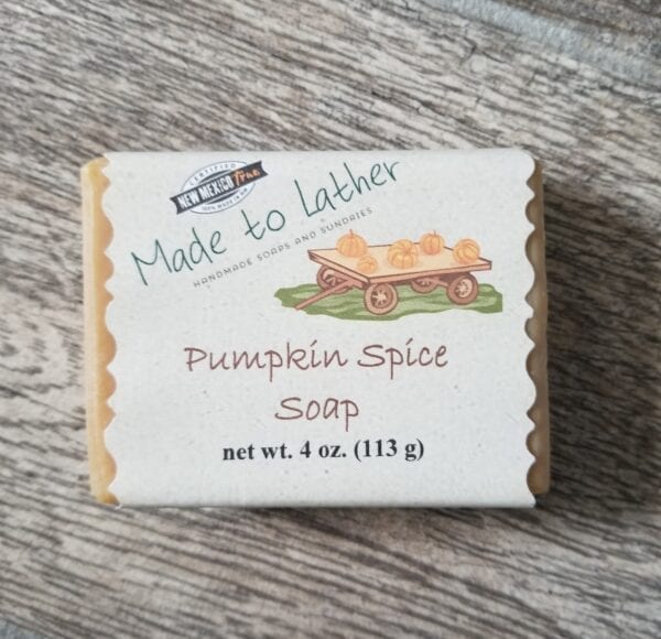 bar of pumpkin spice soap by made tolather