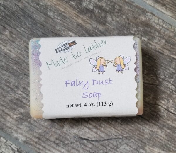 a bar of fairy dust by made to lather