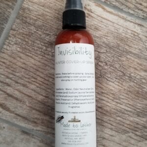 bottle of invisibility spray by made to lather
