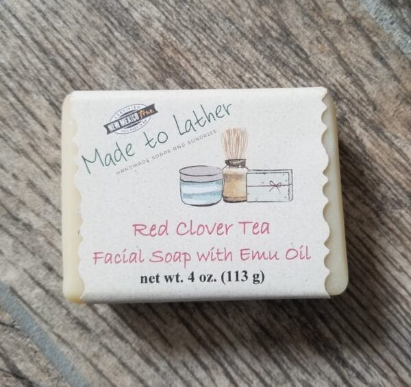 Facial Bar of Red Clover Tea by Made to Lather